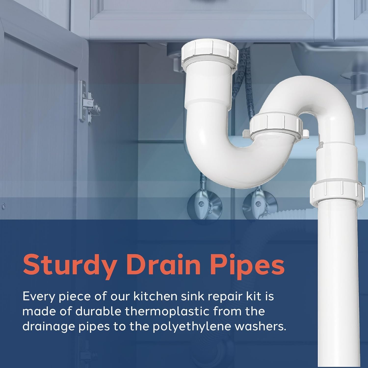 Kitchen Drain Pipe - 图片 2